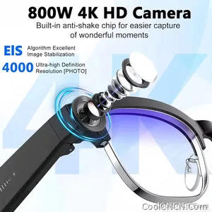 2026New AI Smart Glasses 120+Language Translation 800W Pixel Camera Video Music Player Call Business 8K Color Change Glasses Men - view 6