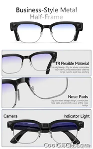 2026New AI Smart Glasses 120+Language Translation 800W Pixel Camera Video Music Player Call Business 8K Color Change Glasses Men - view 10