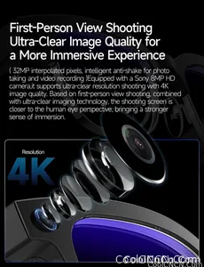 2026New AI Smart Glasses 120+Language Translation 800W Pixel Camera Video Music Player Call Business 8K Color Change Glasses Men - view 11