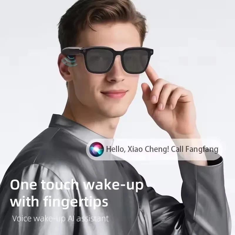 New 2026 Intelligent AI glasses shoot glasses take pictures and read pictures and record real-time translation of call music - gallery