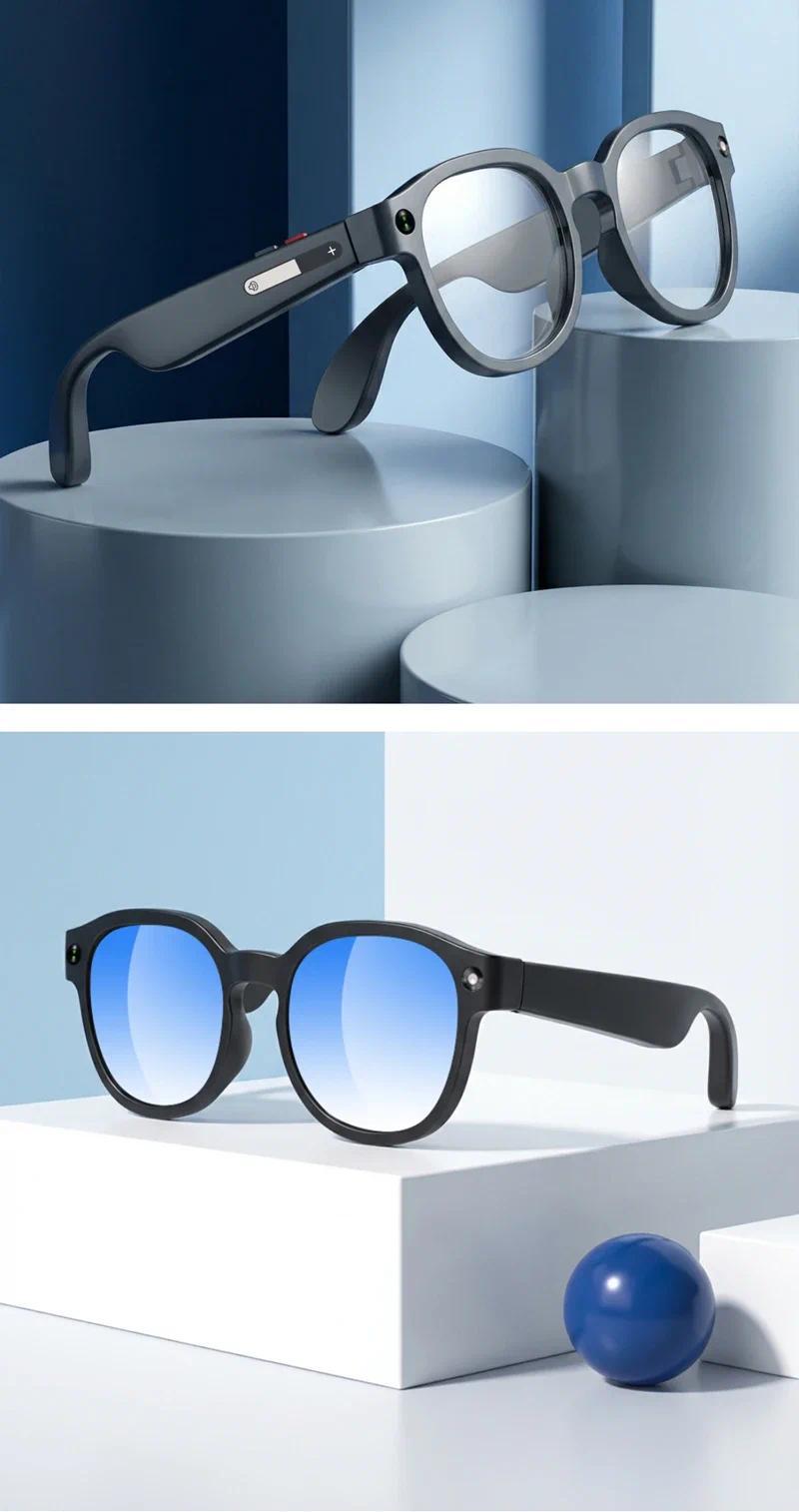 New 2026 Intelligent AI glasses shoot glasses take pictures and read pictures and record real-time translation of call music - gallery