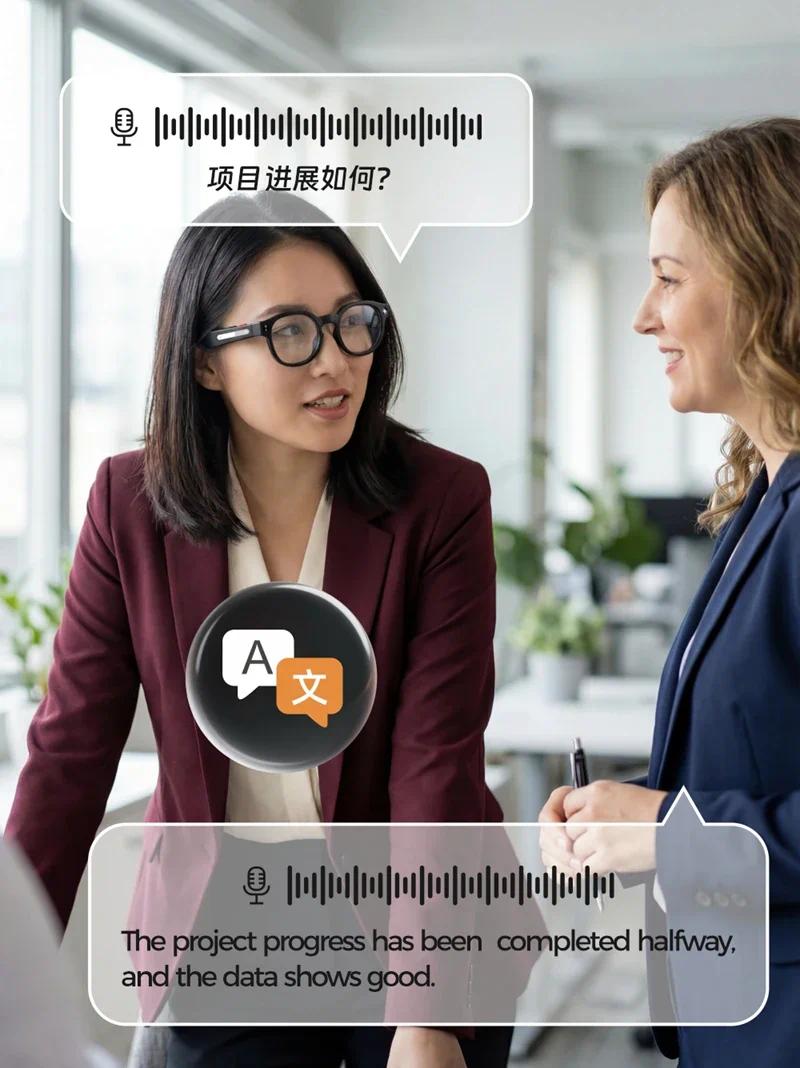 New 2026 Intelligent AI glasses shoot glasses take pictures and read pictures and record real-time translation of call music - gallery