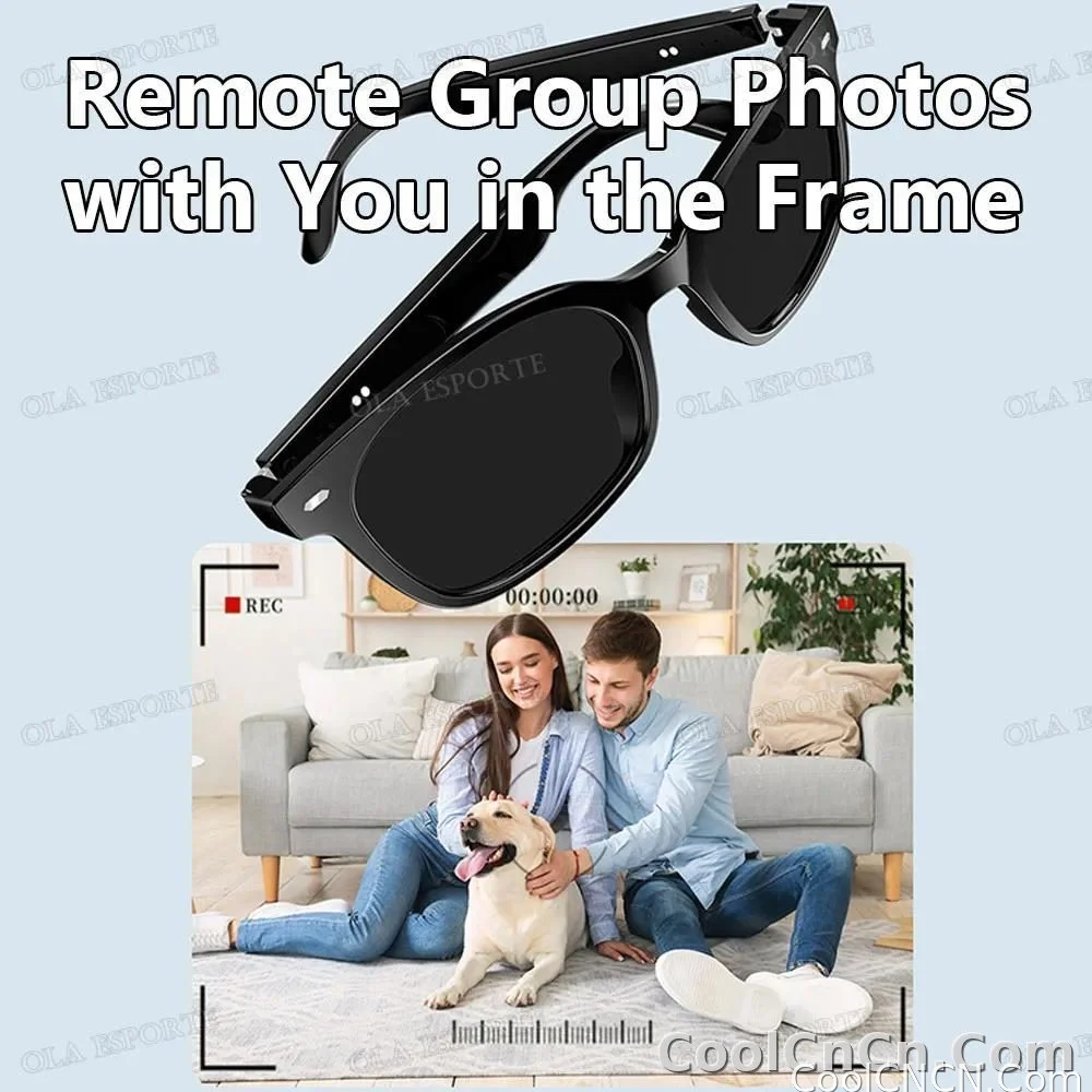 2026 New AI Smart Glasses Sunscreen Sunglasses Bluetooth Calling Music Player Camera Control UV Protection Glasses For Men Women - detail