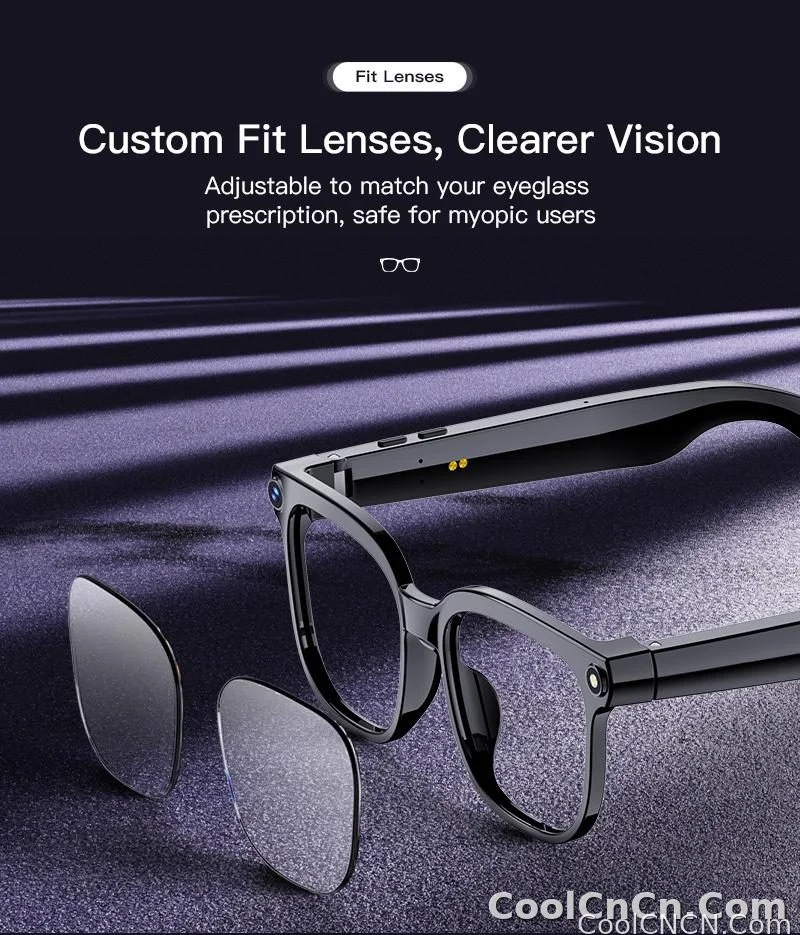 2026 New Smart AI Glasses 1080P HD Video Record Camera ChatGPT Bluetooth Call 32GB ROM Language Translation Music Sunglasses Men - detail