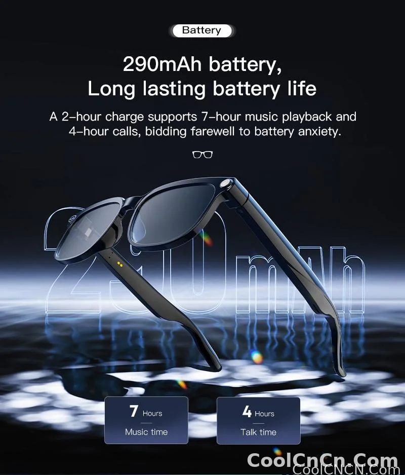 2026 New Smart AI Glasses 1080P HD Video Record Camera ChatGPT Bluetooth Call 32GB ROM Language Translation Music Sunglasses Men - detail