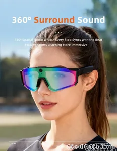 2026 New AI smart shooting&recording glasses with 800W camera, HD anti-shake bicycle riding shooting artifact, windproof goggles - view 10