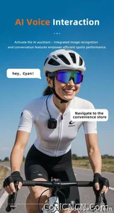 2026 New AI smart shooting&recording glasses with 800W camera, HD anti-shake bicycle riding shooting artifact, windproof goggles - view 14