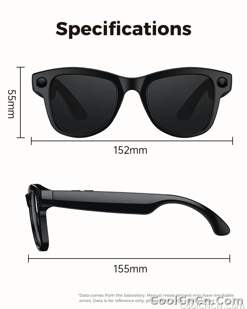 New 2026 AI Smart Glasses 1080P Camera Video Recorder Open Ear Bluetooth Audio Voice Control WiFi Sync Sports Glasses Men Use HD - detail