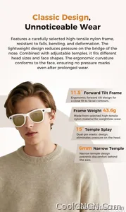 New 2026 AI Smart Glasses 1080P Camera Video Recorder Open Ear Bluetooth Audio Voice Control WiFi Sync Sports Glasses Men Use HD - view 9