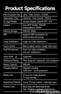 2026New 4K Ultra HD Color Change BT Call Smart Glasses AI Chat Music Player 800W Pixel Camera 1080P Video  AI Sports Glasses Men - view 29
