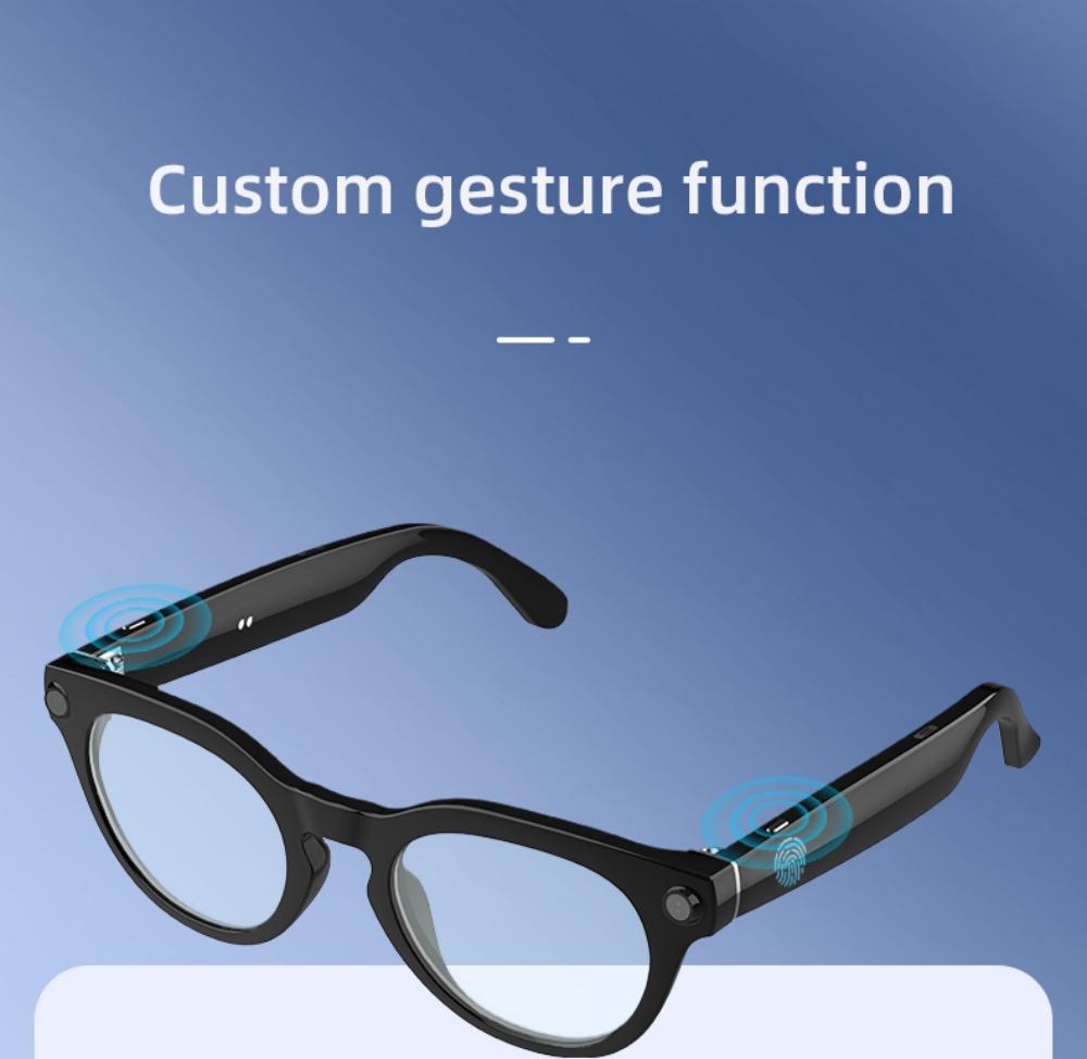 V03 Smart Glasses Camera Control Bluetooth Call Music Control Open Listening Design Polarized Lenses Smart Sunglasses - gallery