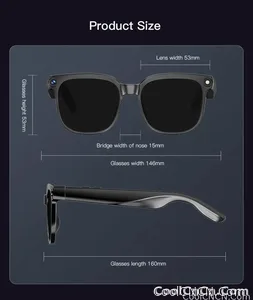 2026New 800W Pixel 4K HD Camera Smart Glasses AI Translation ChatGPT Music Play Voice Dual Microphone BT Call Sunglass Men Woman - view 22