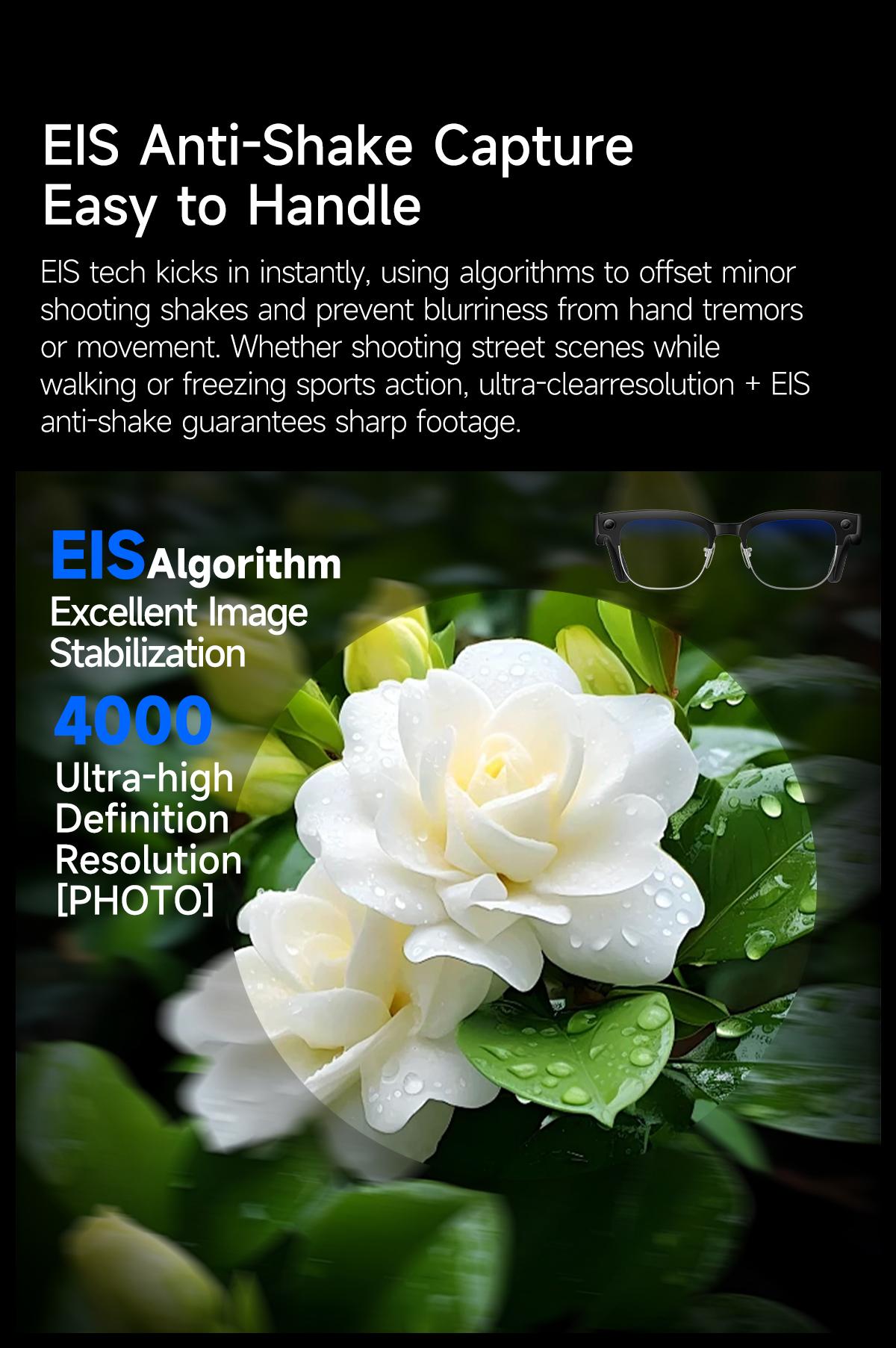 2026New AI Smart Glasses 800W Pixel Camera Various Language Translation Video Music BT Call Business 4K Color Change Glasses Men - gallery