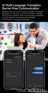 2026New AI Smart Glasses 800W Pixel Camera Various Language Translation Video Music BT Call Business 4K Color Change Glasses Men - view 19