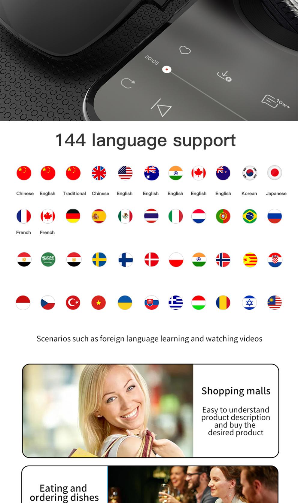 Smart Glasses SG20 Pro AI Intelligent Driver Sunglasses Touch Earphone with 144 Languages Online Translation for Men Women - gallery