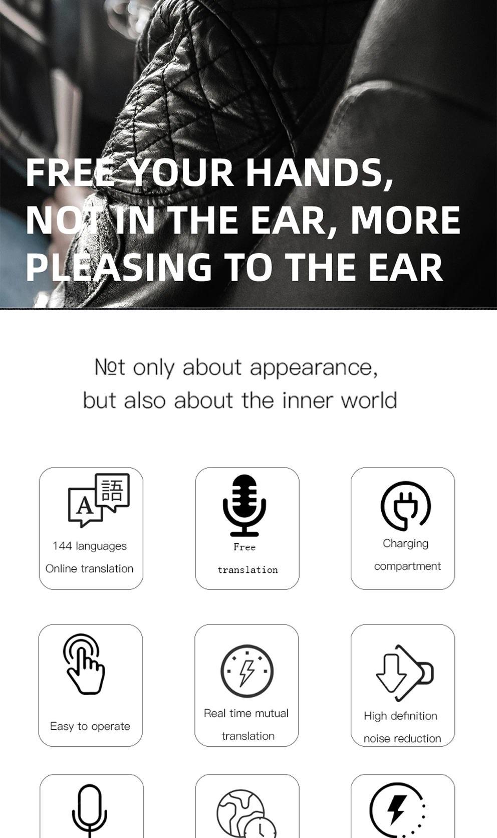 Smart Glasses SG20 Pro AI Intelligent Driver Sunglasses Touch Earphone with 144 Languages Online Translation for Men Women - gallery