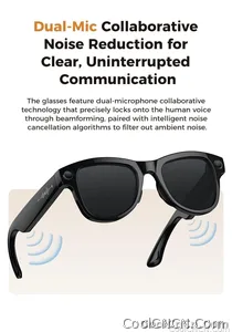 2026 AI Smart Glasses M02 Ultra 1080P HD Camera ChatGPT 3600mAh Charging 800W Camera 32GB Translation Music POV Video Sunglasse - view 22