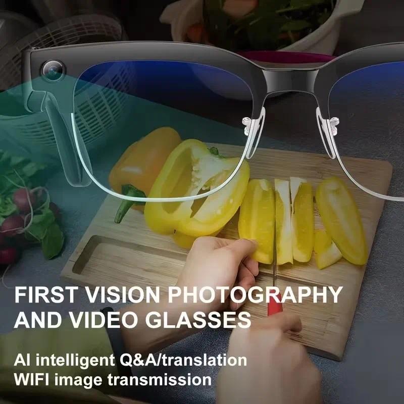 AI Real Time Translation Smart Glasses 1080P Camera Video Recorder Dual Mic Noise Canceling Bluetooth 3D Audio Sunglass 32G 2026 - gallery