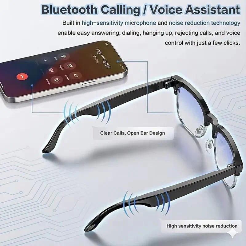 AI Real Time Translation Smart Glasses 1080P Camera Video Recorder Dual Mic Noise Canceling Bluetooth 3D Audio Sunglass 32G 2026 - gallery