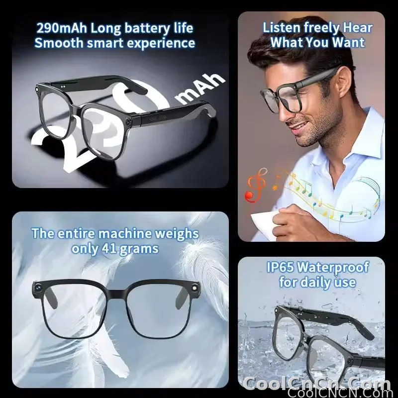 2026 New Smart Glasses Men 4K 8MP HD Camera Video Recording Language Translation ChatGPT WIFI Bluetooth Call Audio Glasses Women - detail