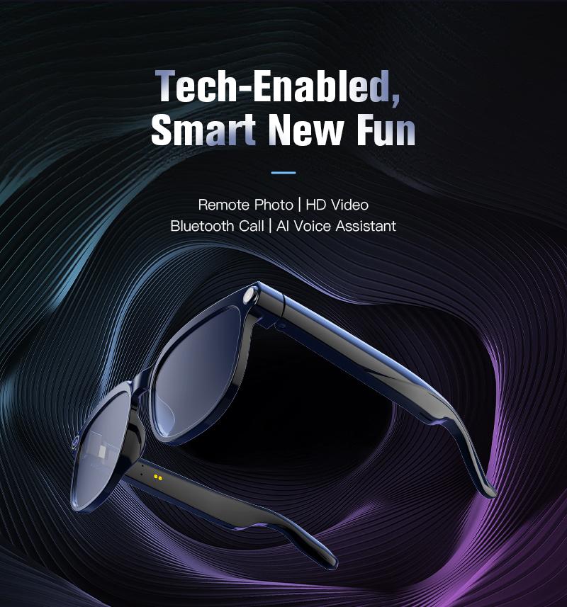 2026 New Smart Glasses Men 4K 8MP HD Camera Video Recording Language Translation ChatGPT WIFI Bluetooth Call Audio Glasses Women - gallery