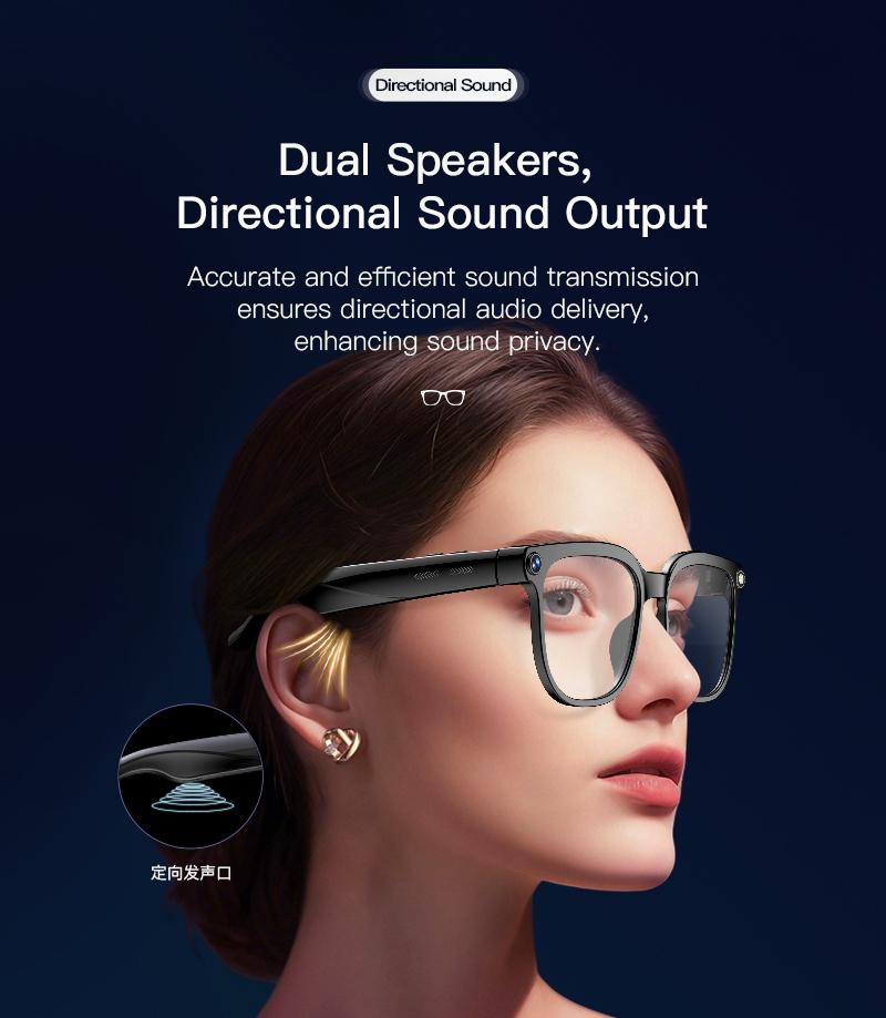 2026 New Smart Glasses Men 4K 8MP HD Camera Video Recording Language Translation ChatGPT WIFI Bluetooth Call Audio Glasses Women - gallery