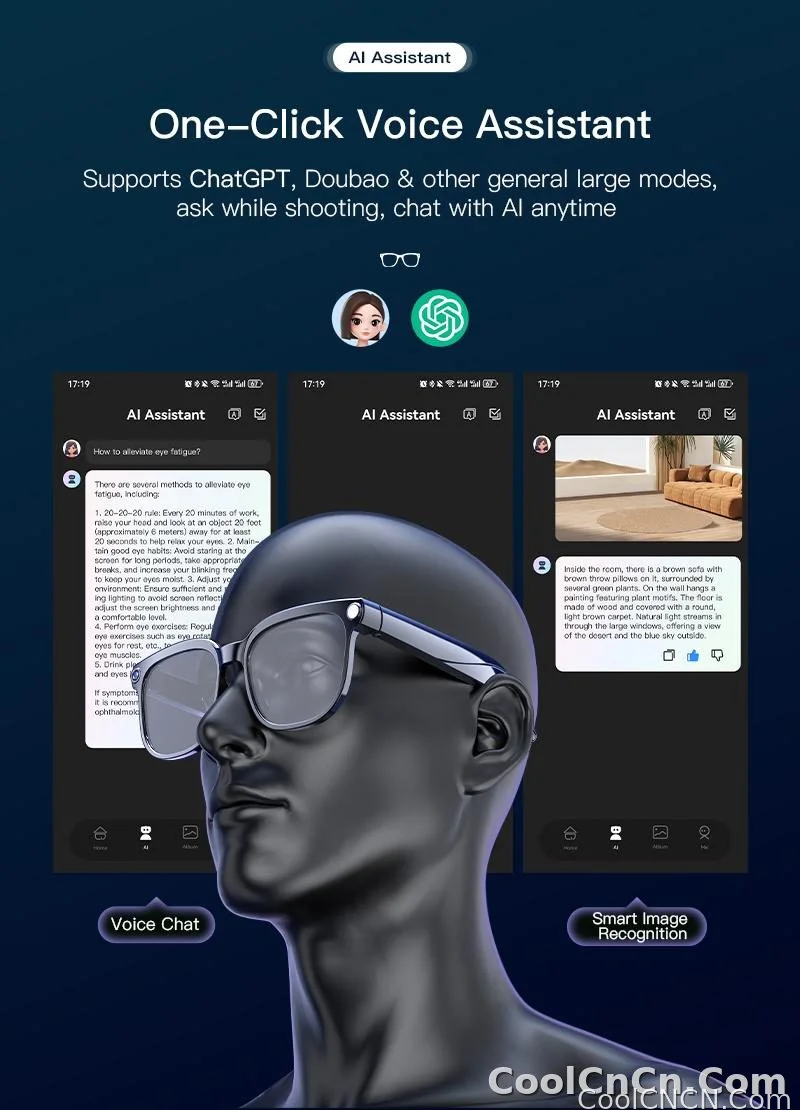 2026 New Smart Glasses Men 4K 8MP HD Camera Video Recording Language Translation ChatGPT WIFI Bluetooth Call Audio Glasses Women - detail