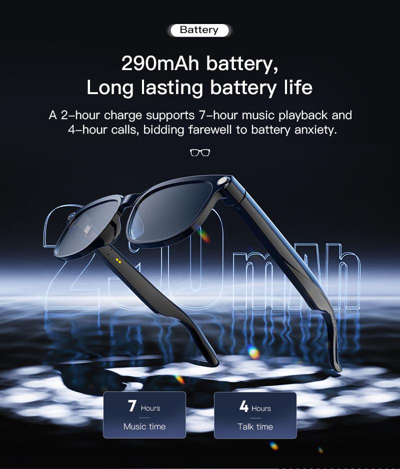 2026 New Smart Glasses Men 4K 8MP HD Camera Video Recording Language Translation ChatGPT WIFI Bluetooth Call Audio Glasses Women - gallery