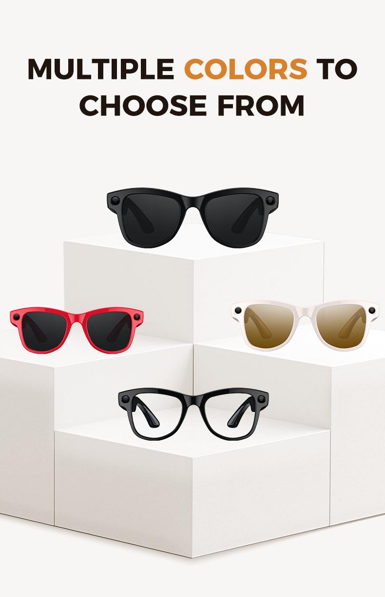 2026 New 3600mAh Battery AI Glasses Men 800W 4k Camera 32G Memory Photos&Video 160+Translation ChatGPT Music Smart Glasses Women - gallery