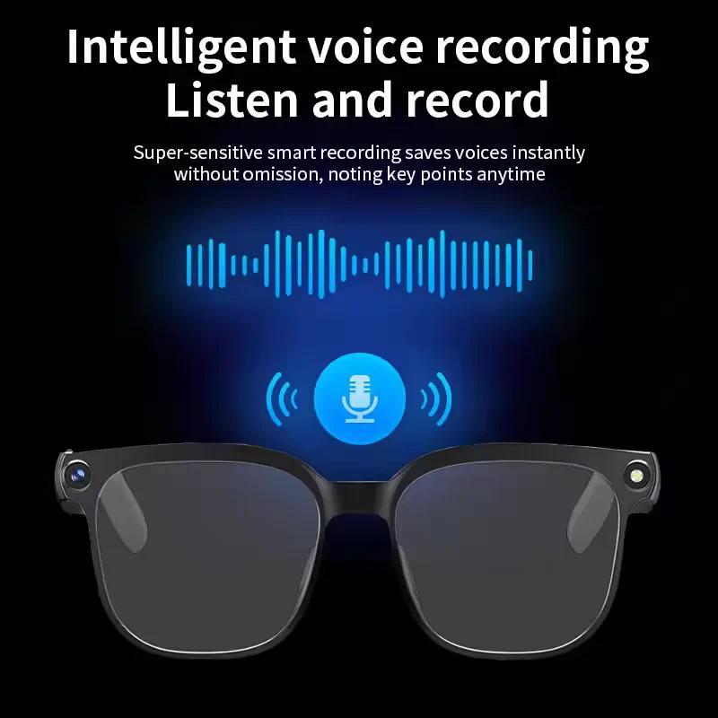 2026 Smart AI Glasses Men New 4K HD 800W pixel Camera 32GB Memory 120+ Translation ChatGPT Music Shoot Photos &Video Sunglasses - gallery