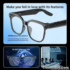 2026 Smart AI Glasses Men New 4K HD 800W pixel Camera 32GB Memory 120+ Translation ChatGPT Music Shoot Photos &Video Sunglasses - view 5