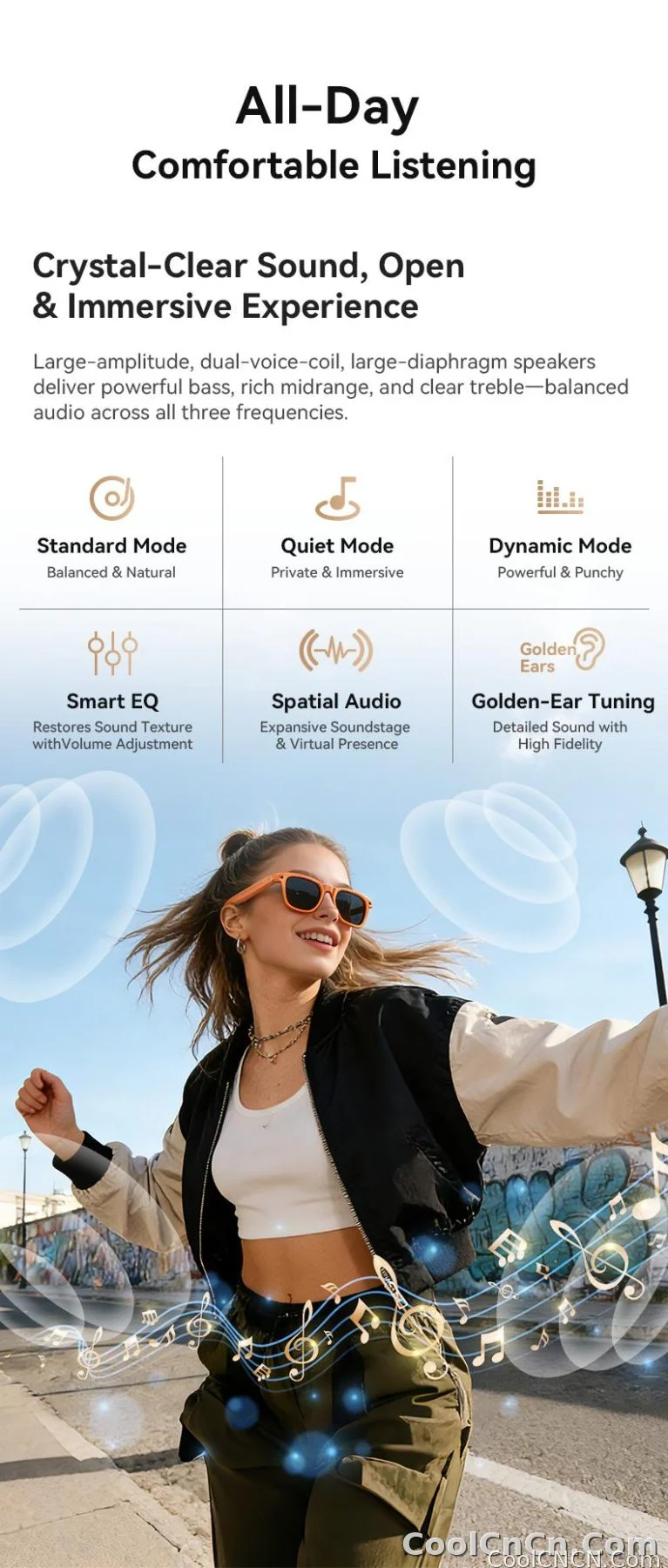 2026 New 6K HD AI Smart Glasses Chat GPT 800MP Camera Bluetooth Call 290mAh Battery 32GB Voice Assistant Control Smart Glasses - detail