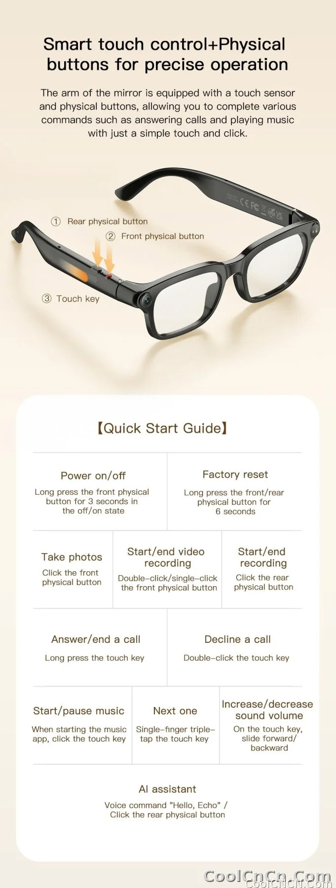 2026New POVSmart Glasses with 800W 4K HD Camera Wireless Audio Sunglasses Men Photos&Video AI Translation ChatGPT Glasses Women - detail