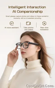 2026New POVSmart Glasses with 800W 4K HD Camera Wireless Audio Sunglasses Men Photos&Video AI Translation ChatGPT Glasses Women - view 8