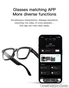 2026 New 800W Pixel Camera 1080P Video Recording Smart Glasses Men AI Voice Assistant Music Player Translation Sports Sunglasses - view 12
