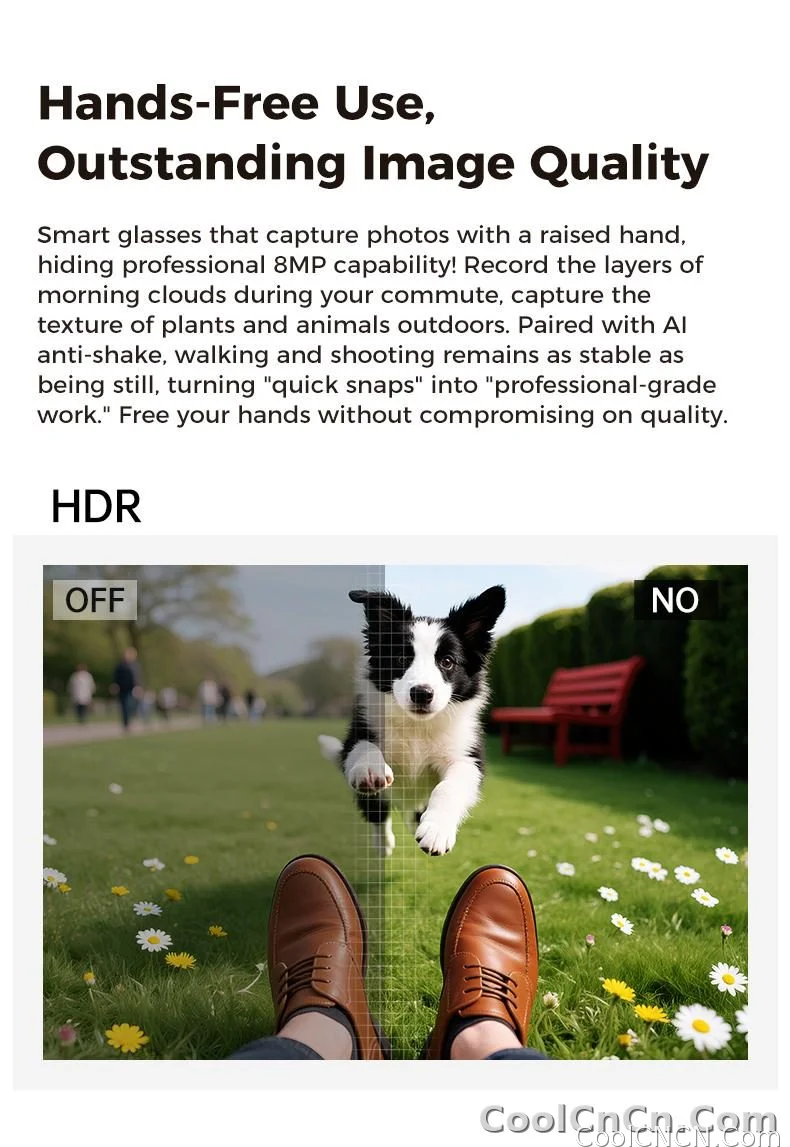2026 New AI Video Glasses 1080P HD Camera Recorder Bluetooth Audio Voice Control Touch WiFi Sync Smart Glasses for Travel Use HD - detail