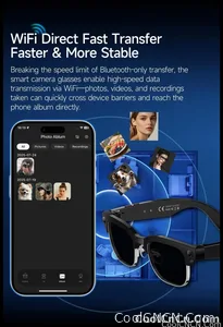 2026 New 8K HD AI Smart Glasses Men with Chat GPT 800MP Camera Bluetooth Call AI Translation Voice Assistant Control Unisex Sung - view 15
