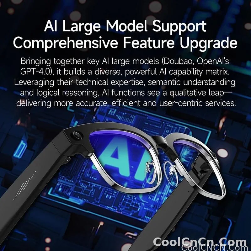 Smart Glasses 800W Camera 2026New Technologies Video Recording AI Photo Recognition Bluetooth Calls Voice Translation Sunglasses - detail