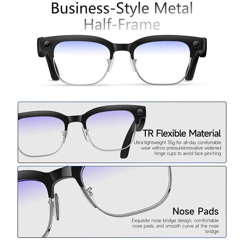 Smart Glasses 800W Camera 2026New Technologies Video Recording AI Photo Recognition Bluetooth Calls Voice Translation Sunglasses - gallery