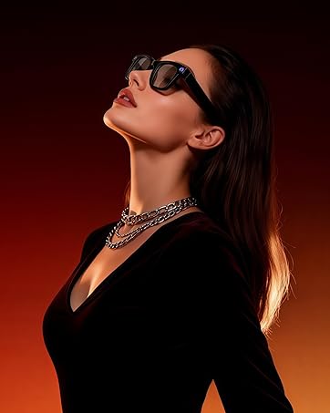 AI Smart Glasses 8MP HD Camera Sunglasses Audio AI Voice Assistant Real-Time Translation Vlog Eyeglasses for Daily Work Travel - gallery