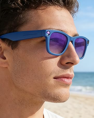AI Smart Glasses 8MP HD Camera Sunglasses Audio AI Voice Assistant Real-Time Translation Vlog Eyeglasses for Daily Work Travel - gallery