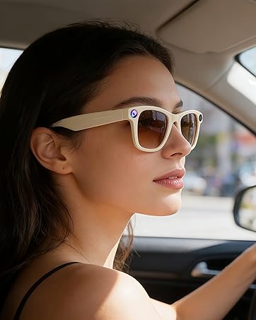 AI Smart Glasses 8MP HD Camera Sunglasses Audio AI Voice Assistant Real-Time Translation Vlog Eyeglasses for Daily Work Travel - gallery