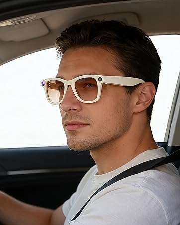 AI Smart Glasses 8MP HD Camera Sunglasses Audio AI Voice Assistant Real-Time Translation Vlog Eyeglasses for Daily Work Travel - gallery
