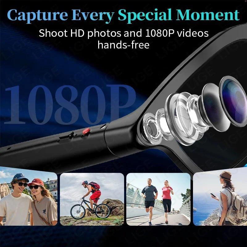 2026 New AI Smart Sunglasses 8MP HD Camera Glasses 1080P Video Recording Translation Call Waterproof Bluetooth Eyewear Men Women - gallery