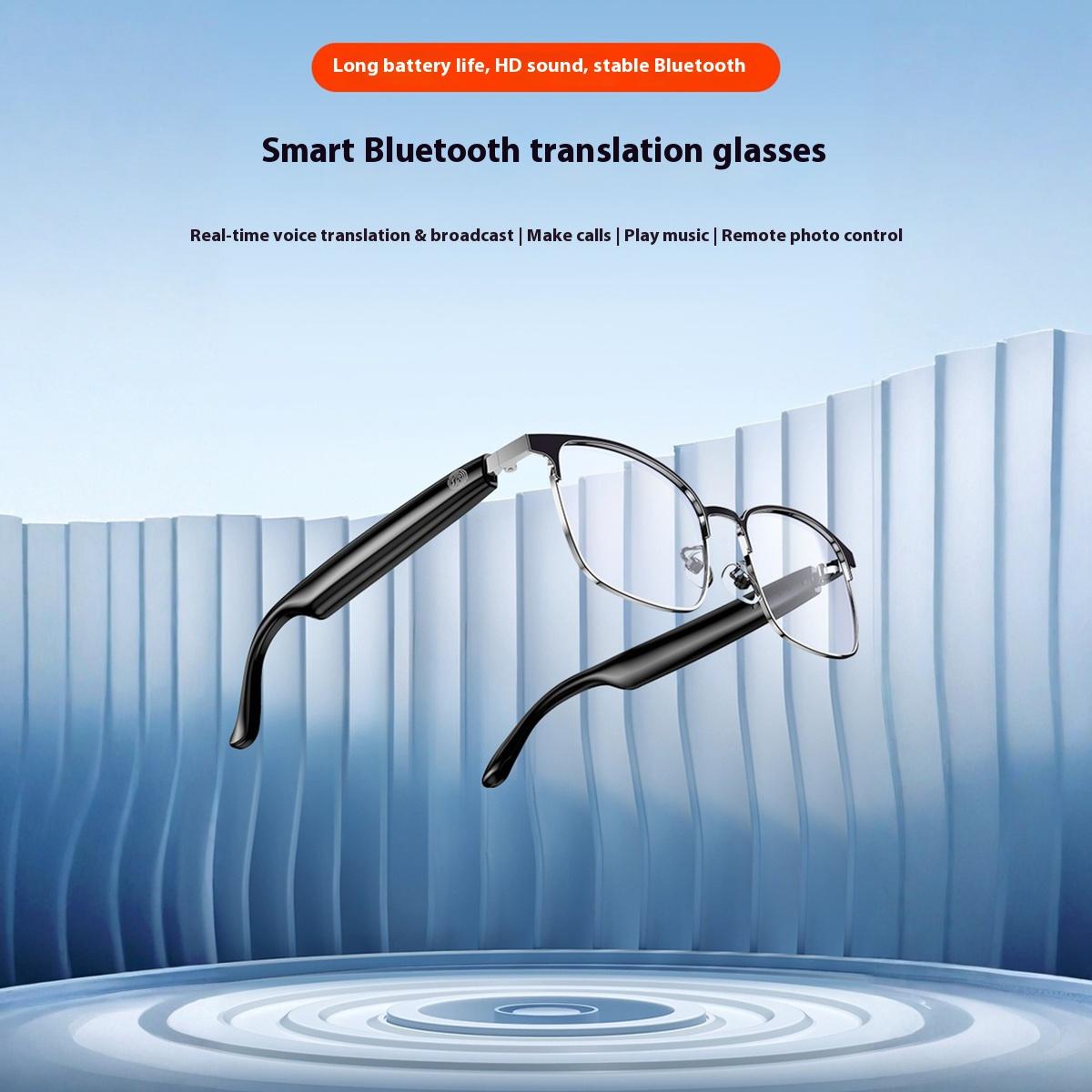 AI Glasses For Men languages Real Time Translation Wireless Bluetooth Touch Call Meeting Sports Music Smart Glasses - gallery