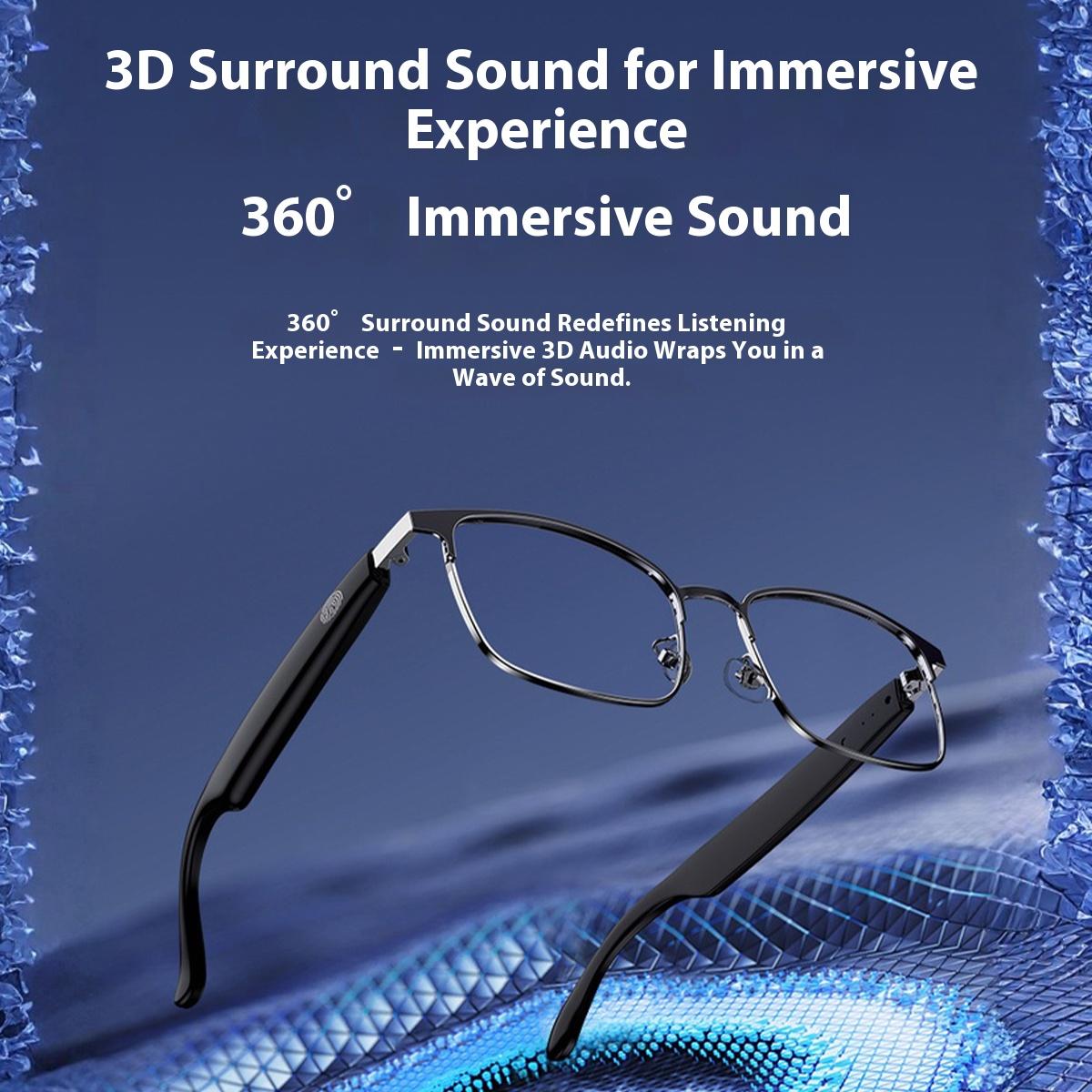 AI Glasses For Men languages Real Time Translation Wireless Bluetooth Touch Call Meeting Sports Music Smart Glasses - gallery