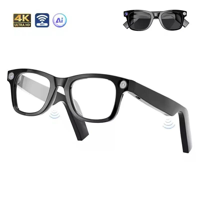 W610 AI Smart Glasses with Video Camera 800W Outdoor Sunglasses Wi-Fi Transfer BT Calling Audio Record Smart Wearable Headset - gallery