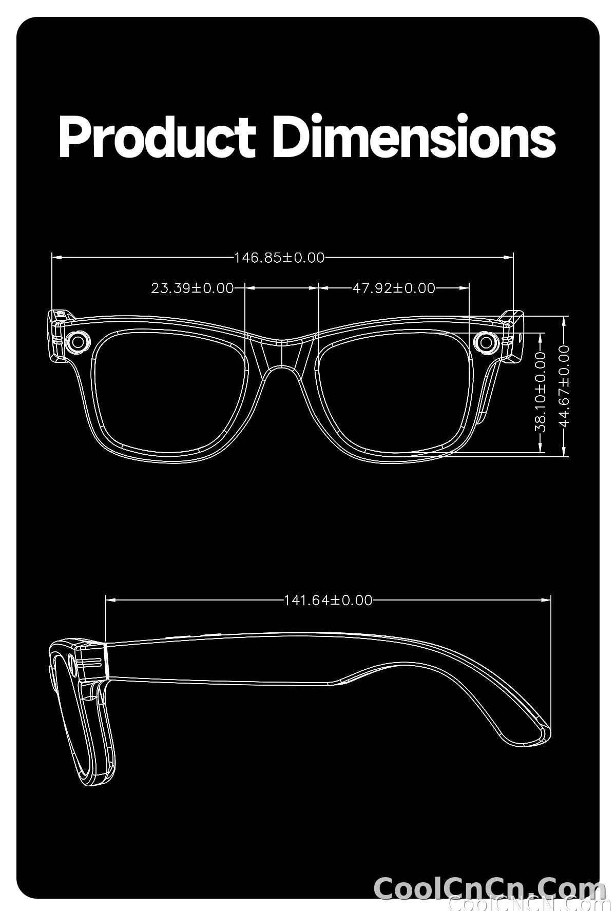 W610 AI Smart Glasses with Video Camera 800W Outdoor Sunglasses Wi-Fi Transfer BT Calling Audio Record Smart Wearable Headset - detail