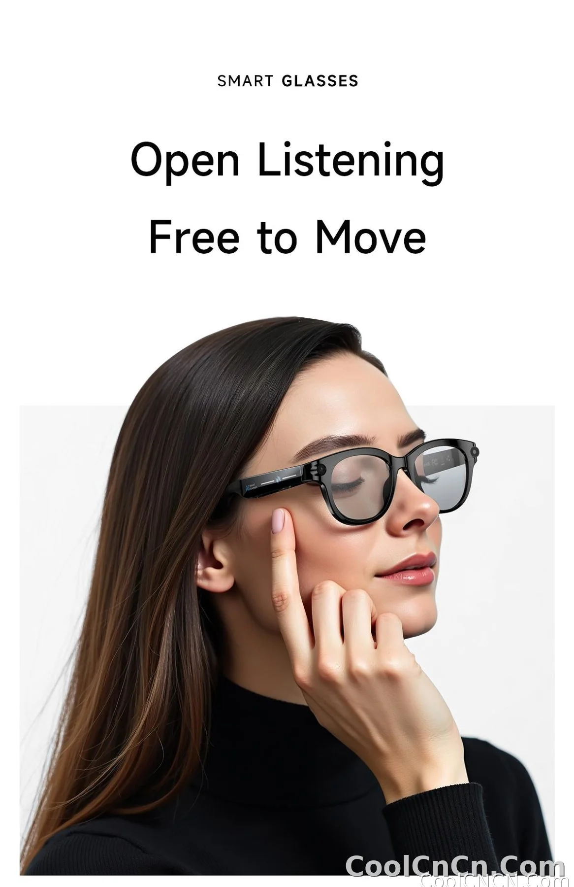 2026 New Smart Glasses Listening To Music Open Listening AI Translation AI Voice Assistant AI Image Recognition Smart Glasses - detail