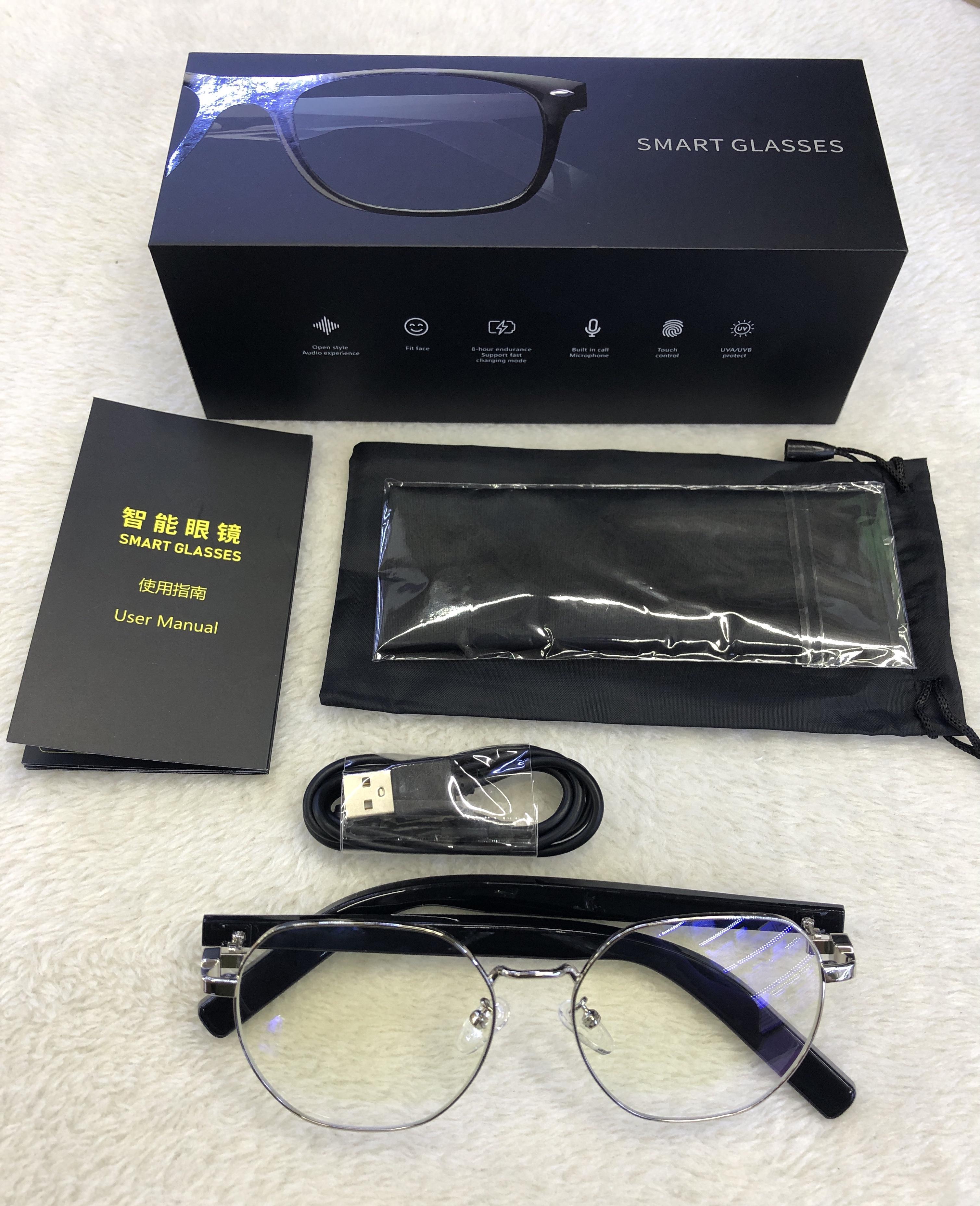 Bluetooth Smart Glasses Voice Call Music Play Remote Control Camera Wireless Bluetooth Headset Waterproof Glasses For Men  Women - gallery